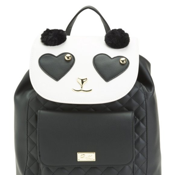 New LUV BETSEY Marly Kitsch Drawstring Backpack - Picture 2 of 5